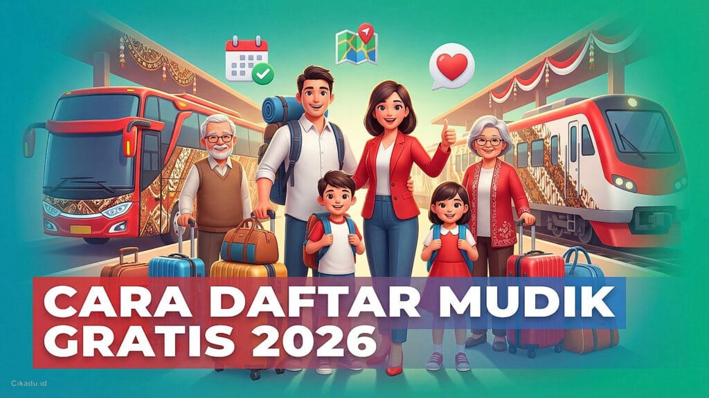 Ilustrasi Cara Daftar Mudik Gratis Lebaran 2026, Syarat dan Jadwalnya