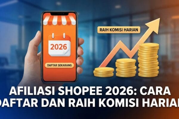 Afiliasi Shopee 2026: Cara Daftar dan Raih Komisi Harian