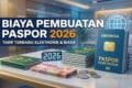 Biaya Pembuatan Paspor 2026: Tarif Terbaru Elektronik & Biasa