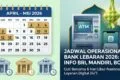 Jadwal Operasional Bank Lebaran 2026: Info BRI, Mandiri, BCA