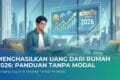 Menghasilkan Uang dari Rumah 2026: Panduan Tanpa Modal