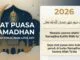 Niat Puasa Ramadhan Sebulan Penuh: Arab, Latin, Arti 2026
