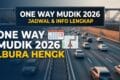 One Way Mudik 2026: Jadwal, Ruas Tol, dan Info Lengkap
