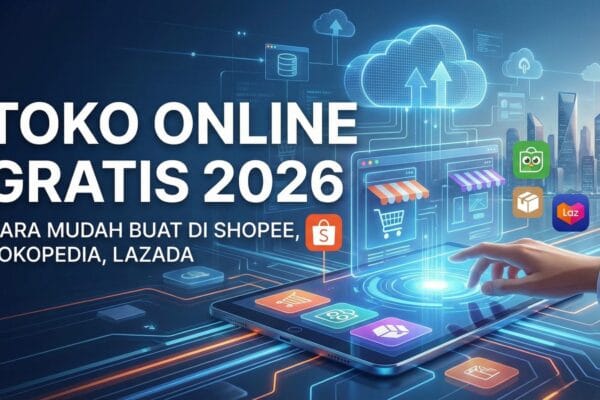 Toko Online Gratis 2026: Cara Buat di Shopee Tokopedia Lazada