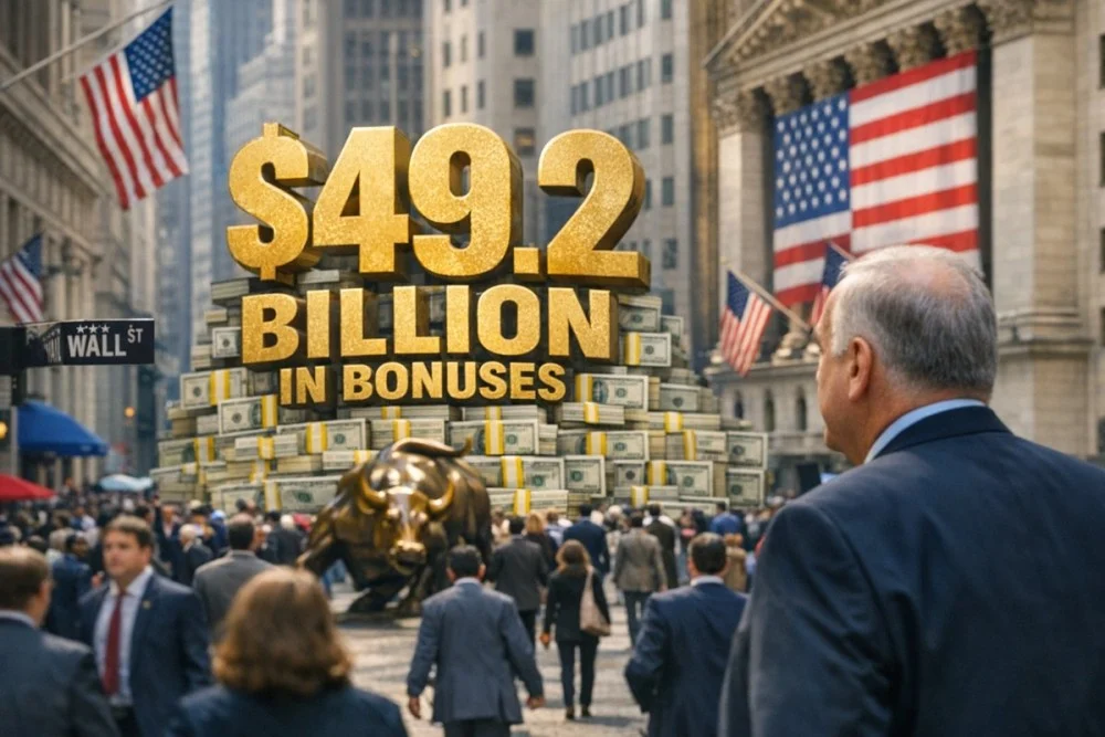 Bonus Wall Street 2026 Capai Rekor USD 49,2 Miliar