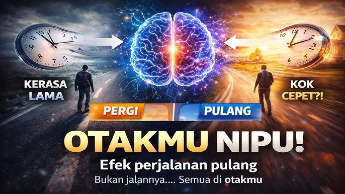 Efek Perjalanan Pulang: Mengapa Otak Kita Tertipu Soal Waktu dan Jarak