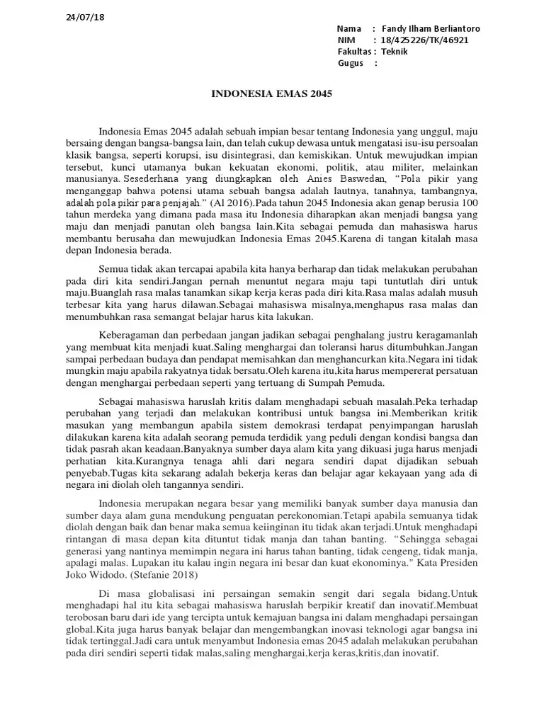 IPDN Cetak Kader Kompeten untuk Indonesia Emas 2045