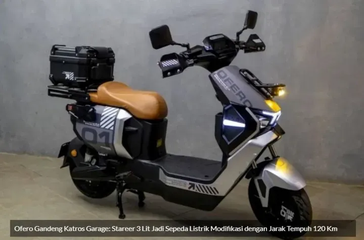 Overo Starir 3 Lit 2026: Sepeda Listrik Jarak 120 Km