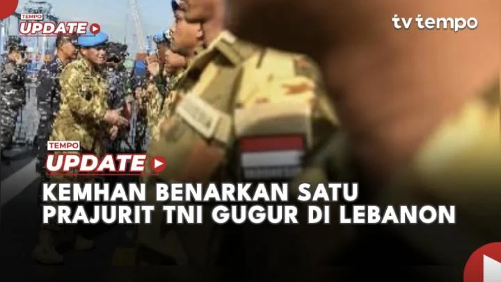 Prajurit TNI Lebanon Terluka: 3 Luka, 1 Gugur dalam Serangan