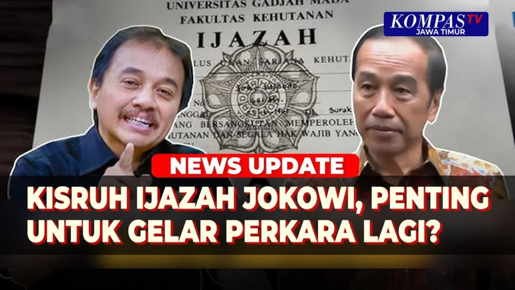 Roy Suryo Gugat KPU Soal Ijazah Jokowi, Ini Faktanya