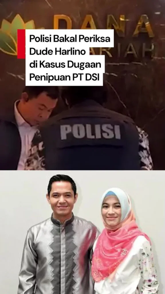Dude Herlino-Alyssa Diperiksa 5 Jam Kasus DSI Rp2,4 T