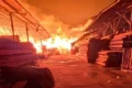 Gudang Kayu Terbakar di Sidoarjo, Kerugian Ratusan Juta